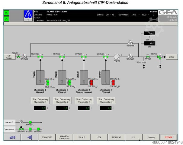 Modulare Membranfiltrationseinheit GEA Membrane Skid up to 6.25 m³/h