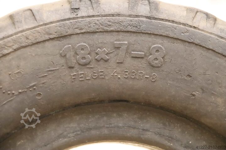 Solid rubber tires Kowalit 120 x 200/310