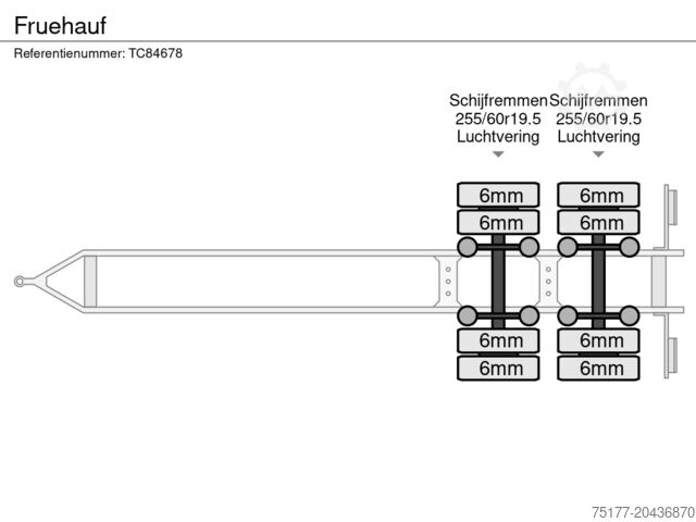 Sliding tarpaulins Fruehauf