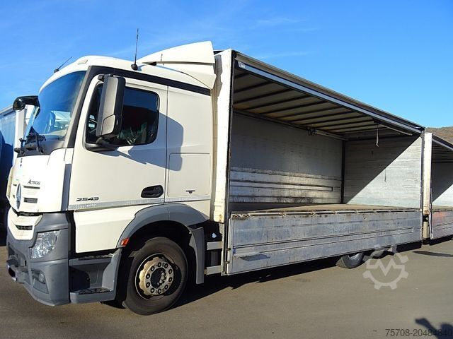 Kamion për pije MERCEDES-BENZ 2543 Actros*2x 7,7 m Schwenkwand*kpl Zug*MSH*Ret