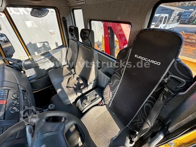 Furgão basculante IVECO EuroCargo 80E19 HMF Ladekran Meiller-DSK