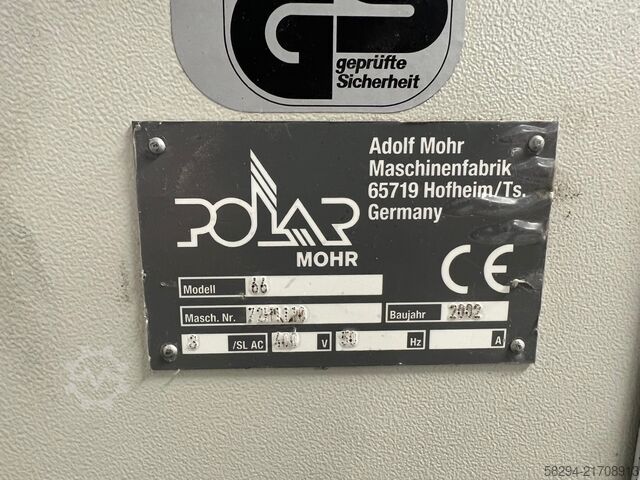 Mašina za sečenje papira polar 66