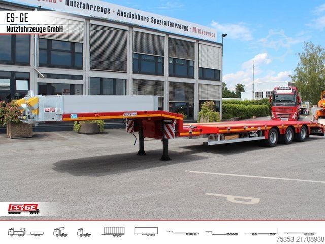 Matala lavettipuoliperävaunu FAYMONVILLE MAX Trailer MAX100 Semi-Tieflader