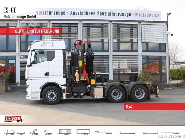 Raskas kuorma-auto MAN TGX 33.540 6x4 BL SA mit Fassi F545RA.2.26
