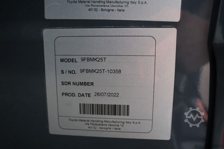 Forklift Toyota 8FBM16T Valid inspection, *Guarantee! Electric, 55