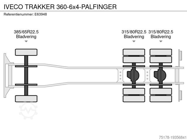 BDF-System IVECO TRAKKER 360-6x4-PALFINGER