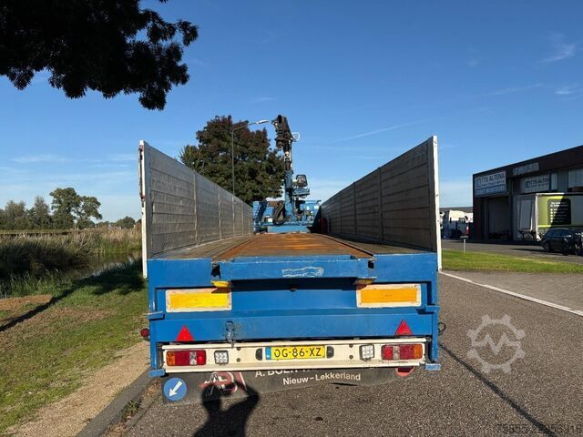Plateforme de chargement ouverte Pacton TTD 454  Stenen-Steen / Kennis 14.000 Crane / 2...