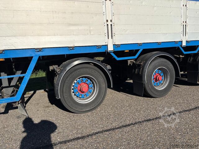 Plateforme de chargement ouverte Pacton TTD 454  Stenen-Steen / Kennis 14.000 Crane / 2...