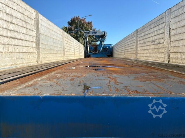 Plateforme de chargement ouverte Pacton TTD 454  Stenen-Steen / Kennis 14.000 Crane / 2...