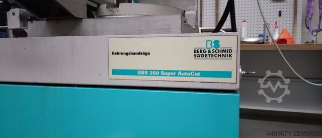 Sierra de cinta Berg & Schmid GBS250 S AUTOCUT