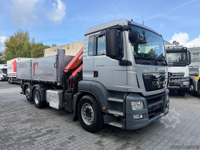 Żuraw samochodowy MAN TGS 26.400 Kipper Kran Palfinger PK 18002