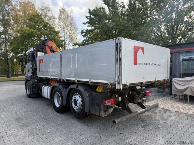 Żuraw samochodowy MAN TGS 26.400 Kipper Kran Palfinger PK 18002