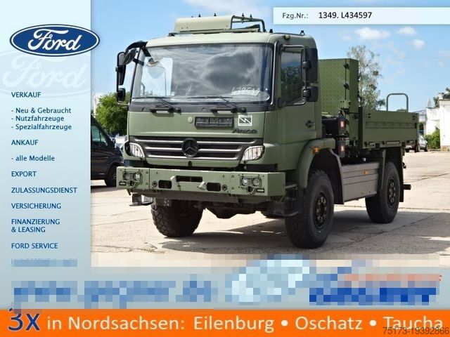 شاحنة مسطحة MERCEDES-BENZ 1018 Atego II 4x4 Pritsche