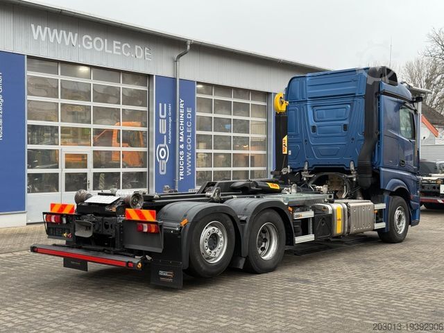 Roll-off tipper truck MERCEDES-BENZ Actros 2563 6x2 Euro 6 Abrollkipper Hyva 20-57-S