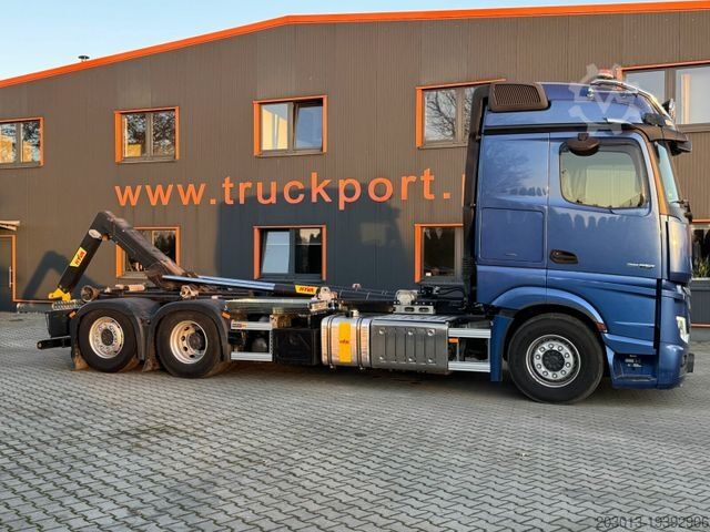 Kuorma-auton runko MERCEDES-BENZ Actros 2563 6x2 Euro6 Abrollkipper Hyva Top!