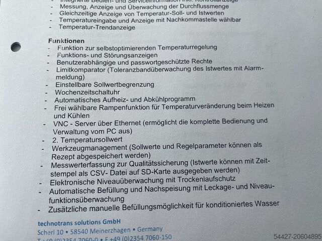 Temperature control unit GWK teco cs 90 t9