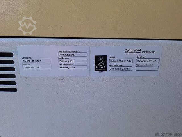 Hettich Rotina 420 centrifuga Hettich Rotina 420