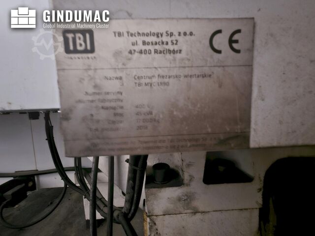 Вертикальні обробні центр TBI MVC 1890