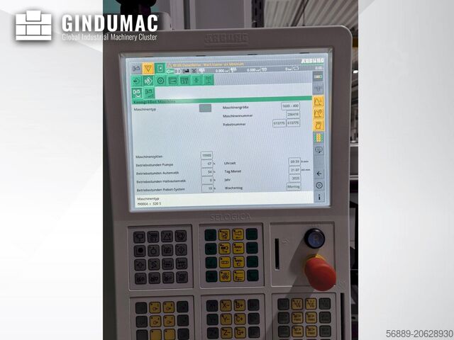 Máquina de moldagem por injeção hidráulica Arburg Allrounder 520S 1600-400
