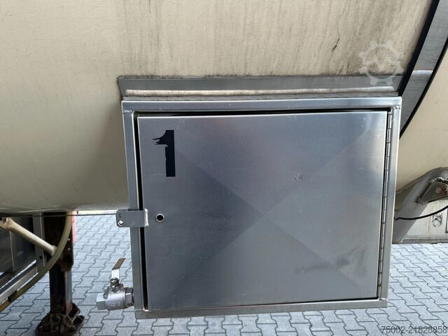 Rezervoar Feldbinder FOOD / 33.500L / 2-COMP / LIFTAXLE / PUMP / ALCOA