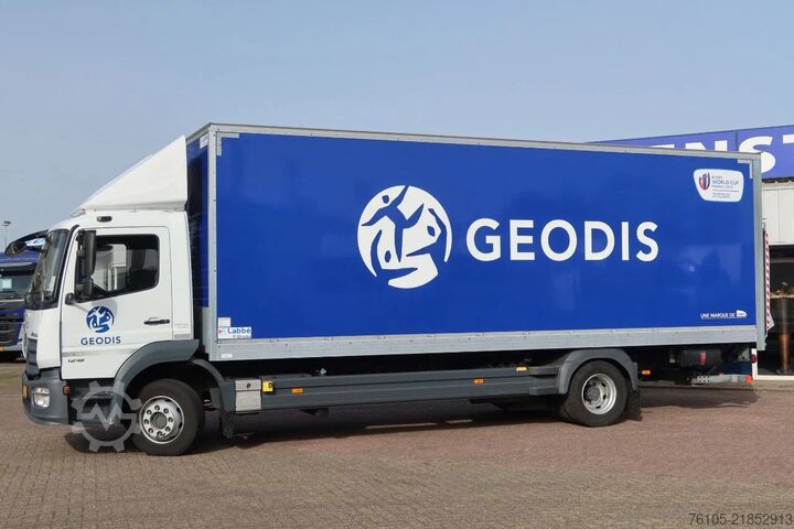 حقيبة سفر Mercedes-Benz Atego 1218 1218 L Bak+Klep Dhollandia 1500 kg