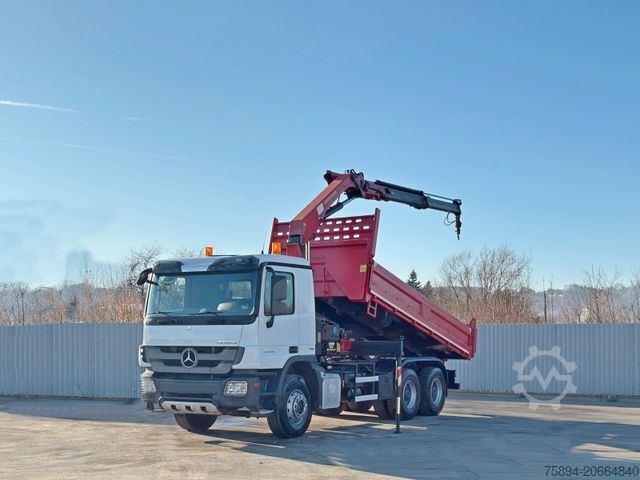 डंपर ट्रक MERCEDES-BENZ ACTROS 2636* KIPPER 5,25 + BORDMATIC / 6x4