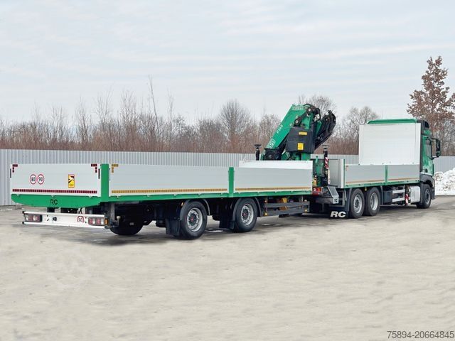 ट्रक-माउंटेड क्रेन MERCEDES-BENZ ACTROS 2645 * FASSI F345.24 + FUNK + Anhänger