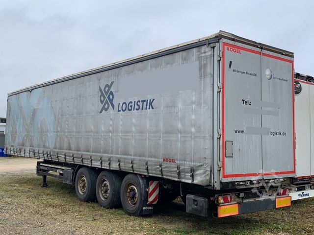 खुला सेमी-ट्रेलर तिरपाल के साथ KÖGEL SN Standard Joloda_ Rungentaschen_ BPW_ Hubdach