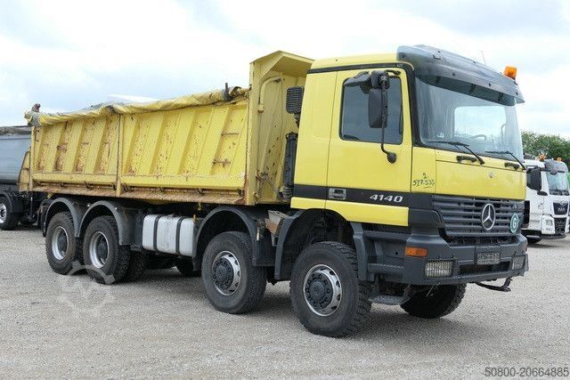 Tresidig tipplastbil MERCEDES-BENZ 4140 AK Actros, Allrad, alter Tacho, 4x am Lager