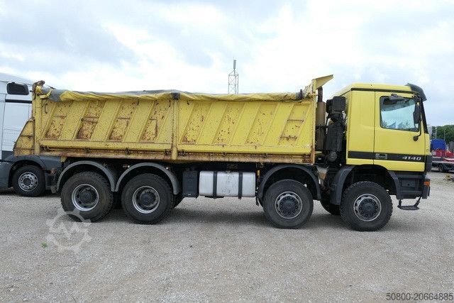 Tresidig tipplastbil MERCEDES-BENZ 4140 AK Actros, Allrad, alter Tacho, 4x am Lager