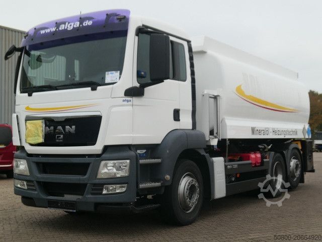 LKW mit Tankaufbau MAN 26.400 TGS LL 6x2, Oben-/Untenbefüllung, 20m³