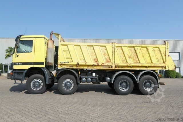 Трехсторонний самосвал MERCEDES-BENZ 4140 AK Actros 8x8, Meiler, Allrad, Rollplane
