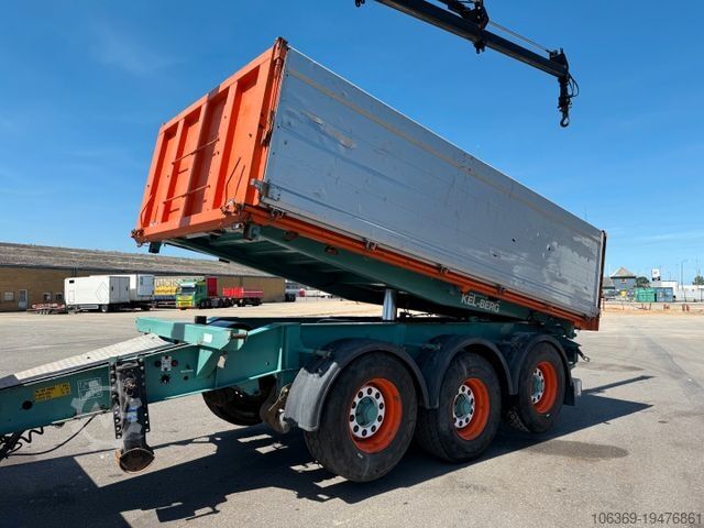 Trailer dump tiga arah KEL-BERG 24 t. 3 axle T490K Tipper / Kipper