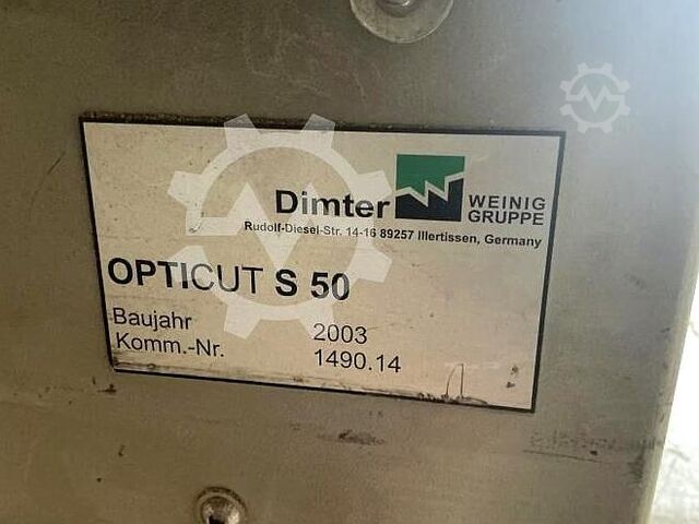 เลื่อยตัดตามความยาวแบบปรับแต่ง Weinig Opticut S50 ปี 2003 Weinig Opticut S50
