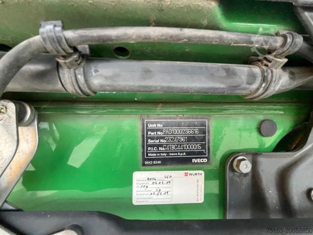 Flatbed truck with tarp IVECO EuroCargo 120 E 25 Pritsche Plane nru 143TKM Top