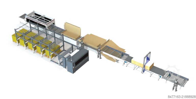 पैकिंग मशीन Edda THEMIS CARDBOARD PACKAGING LINE