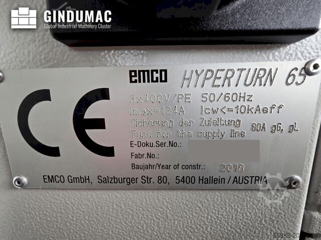 车铣中心 EMCO HYPERTURN 65-1300 DUOTURN