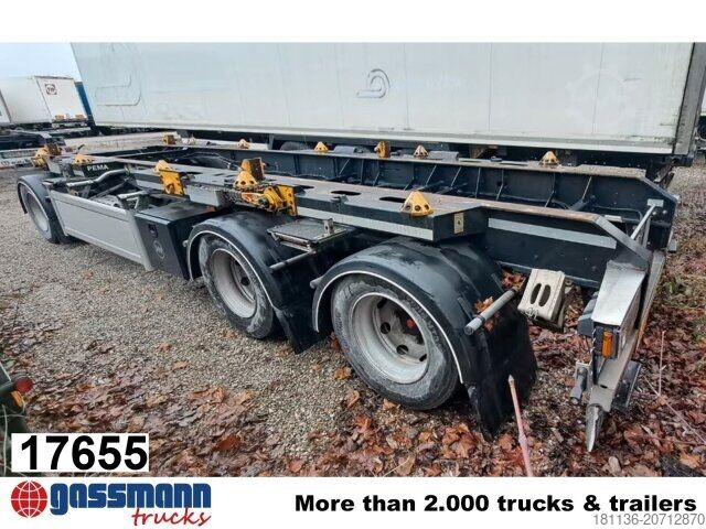 Remolque de pala cargadora Hüffermann HSA-3, Vario Carrier, Absetzanhänger