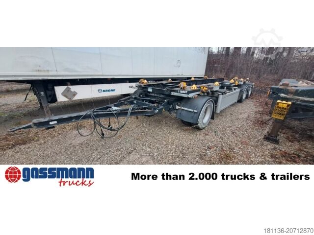 Remolque de pala cargadora Hüffermann HSA-3, Vario Carrier, Absetzanhänger