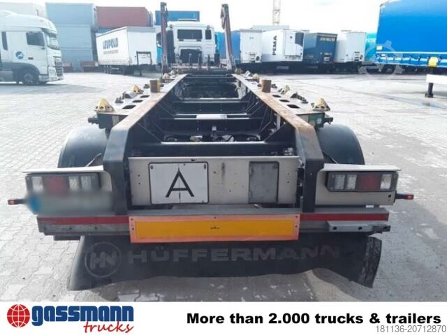 Remolque de pala cargadora Hüffermann HSA-3, Vario Carrier, Absetzanhänger