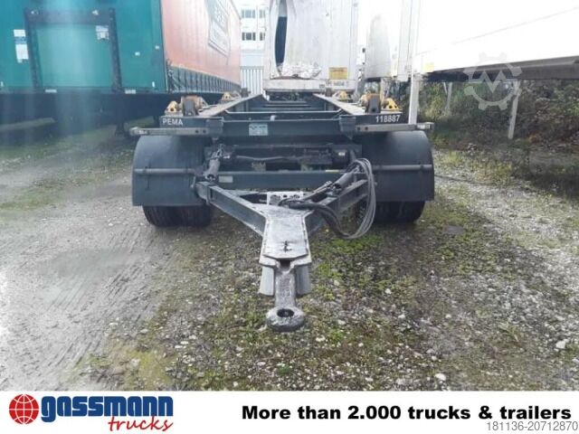 Remolque de pala cargadora Hüffermann HSA-3, Vario Carrier, Absetzanhänger