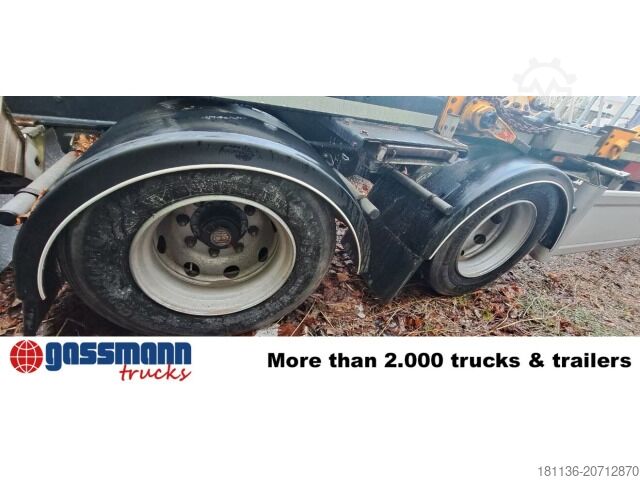 Remolque de pala cargadora Hüffermann HSA-3, Vario Carrier, Absetzanhänger