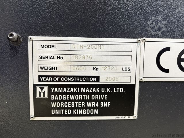 Pelarik CNC Mazak QT-200MY