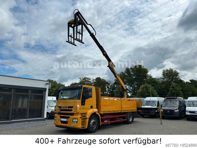 Grúa montada en camión IVECO Stralis 330 Baustoffkran Palfinger 12001L (4685)