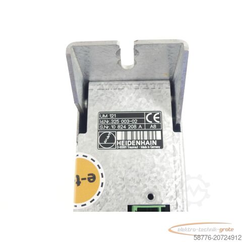 Componente Heidenhain Heidenhain UM 121 . 325 003-02 SN:10824208A  - generalüberholt mit 3 Monaten Gewährleistung-