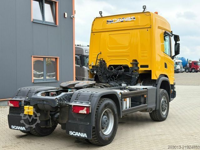 واحد کشنده استاندارد SCANIA 450 XT 4x4 Euro 6 SZM Kipphydraulik Blatt / Luft