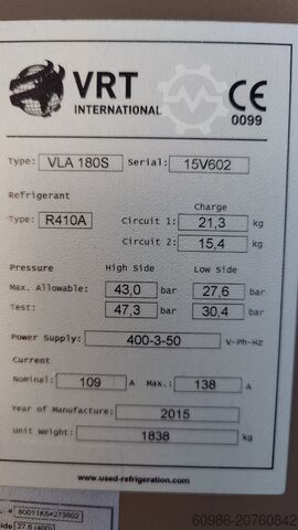 Установка охлажденной воды / Чиллер / Холодильная установка York YLAA