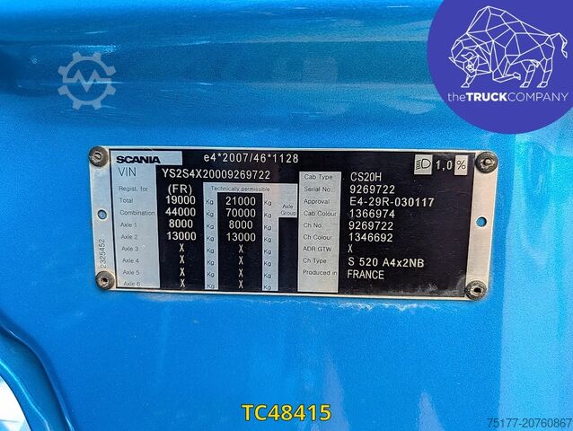 Standartinis-SZM Scania S 520