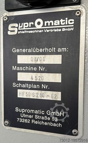 Flachschleifmaschine JUNG / Supromatik JF 50 EVO