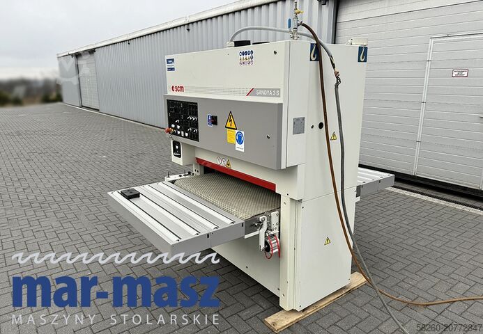 Wide belt sander SCM SANDYA 3S 1100 2 agregaty, trzewik